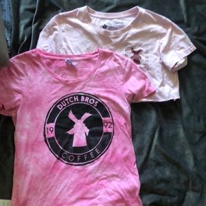 Set of two dutch bro shirts. One cropped one not